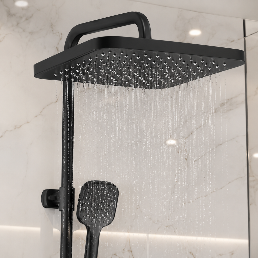 Colonne de douche avec mitigeur et affichage numérique | Eclypse