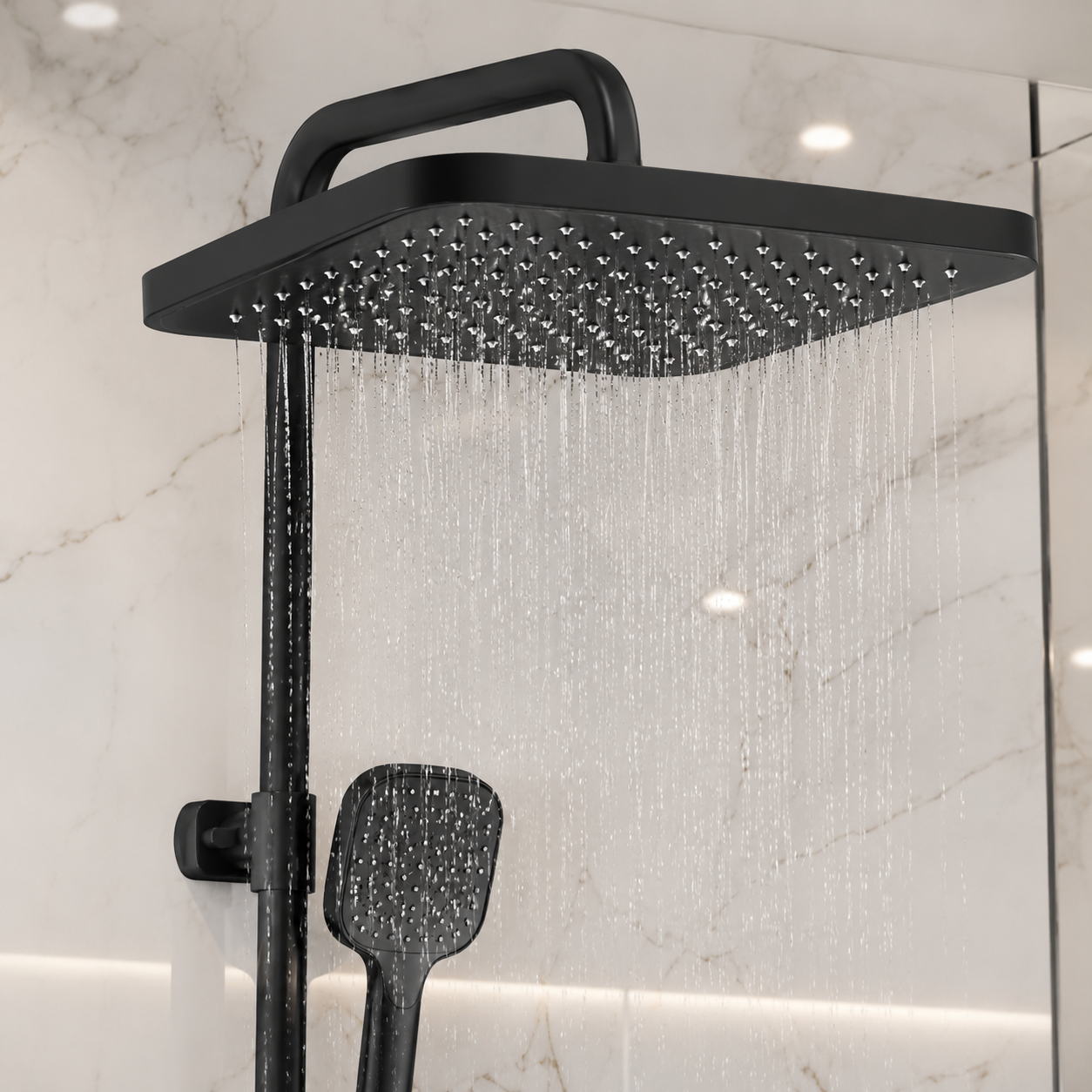 Colonne de douche avec mitigeur et affichage numérique | Eclypse