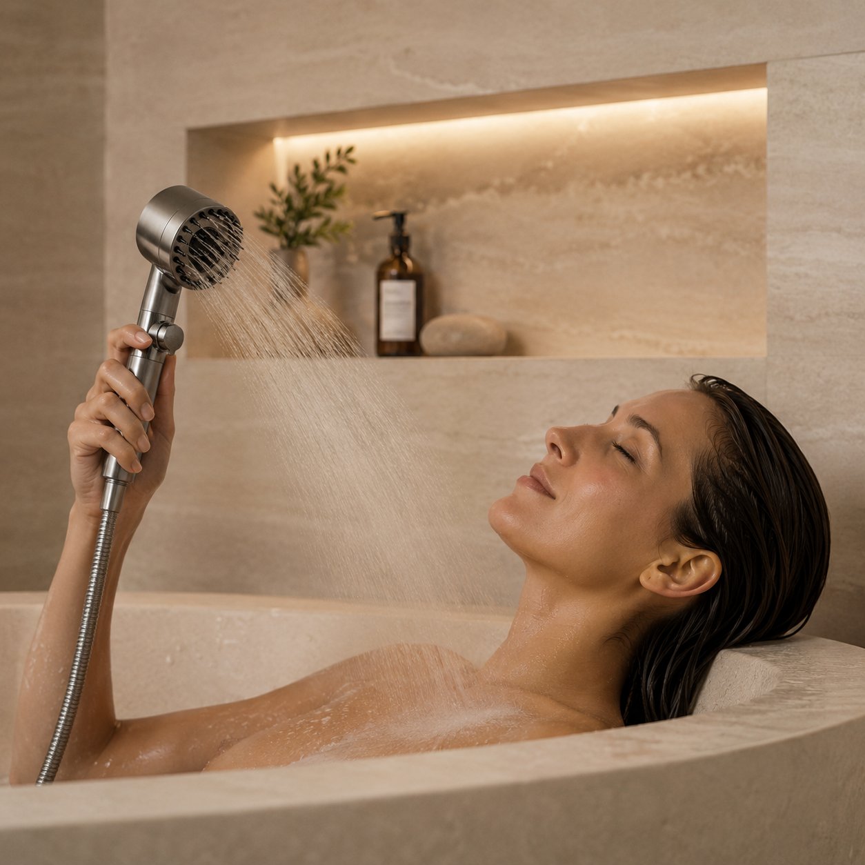 Sensa - Pommeau de douche filtrant + 5 filtres